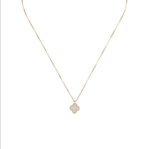 Mother of pearl van cleef necklace